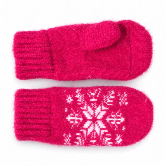 Kinder-Wollfäustlinge SNOWFLAKE, WoolLando
