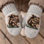 Kinder-Wollfäustlinge SQUIRREL, WoolLando