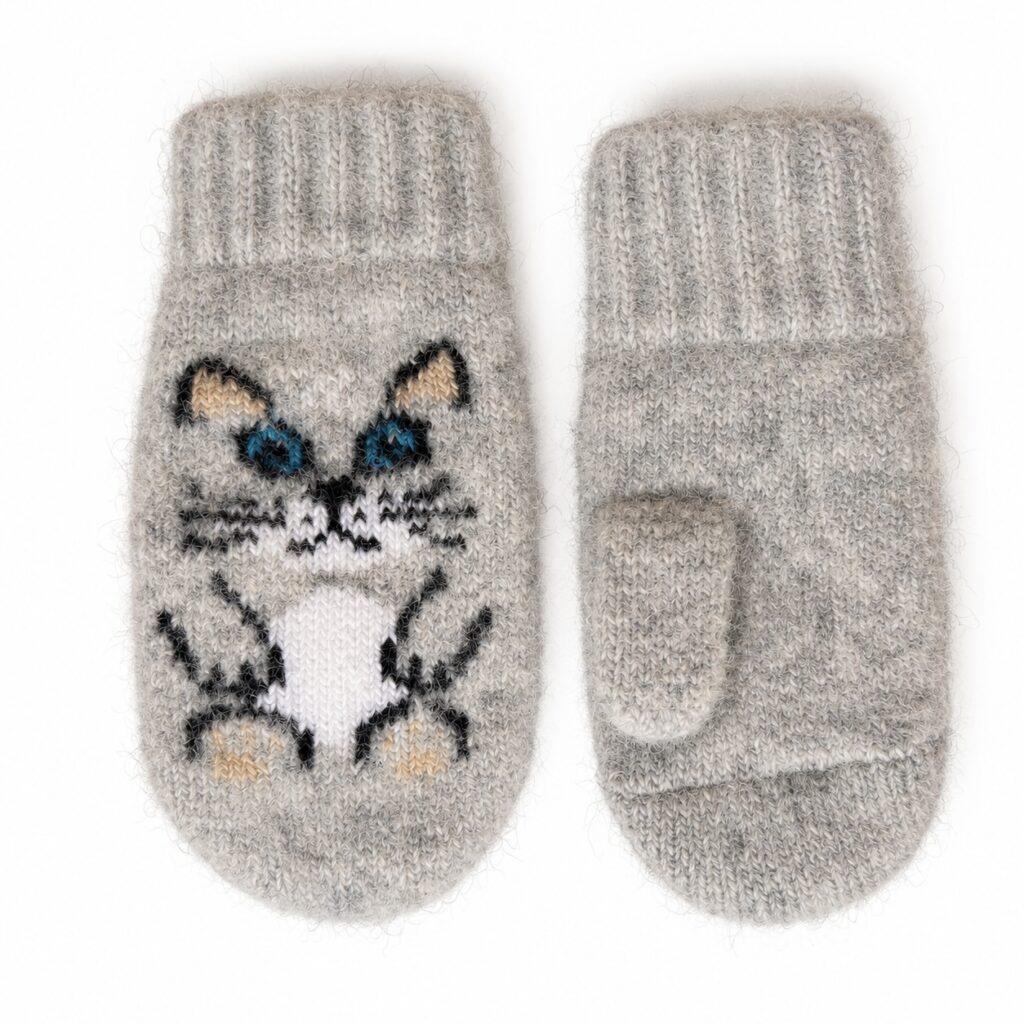 Kinder-Wollfäustlinge KITTEN, WoolLando